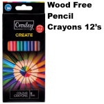 Croxley Create Wood-Free Pencil Crayons 12's